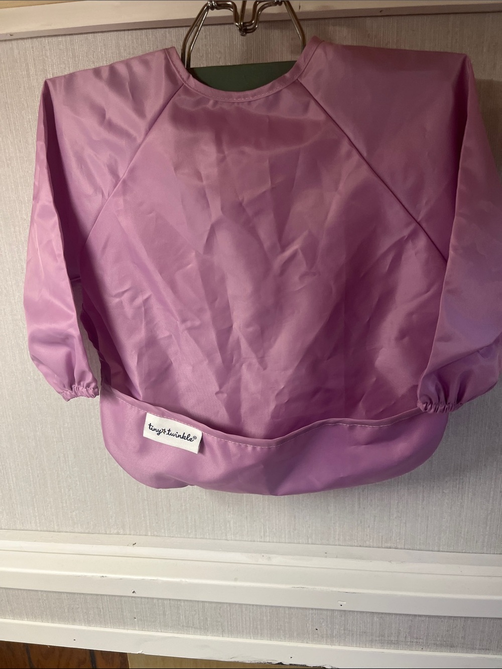 Long Sleeve Waterproof Bib in Lavender